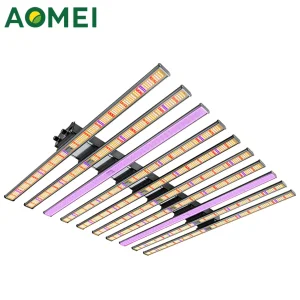 860W 3 Channel Dimmers Full Spectrum IR+UV LED Grow Light for Medicinal Herbs Seeds Plant Growth
