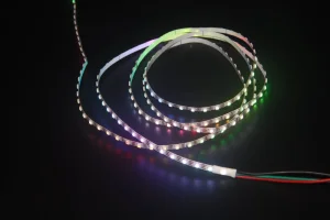 Individually Addressable 5V RGB Flex Strip - 4mm Ultra Narrow, 3-Wire, SMD2427 Chip