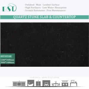 Calacatta Silica-Free Quartz Slab Non-Silica Premium Countertop for Safe Living