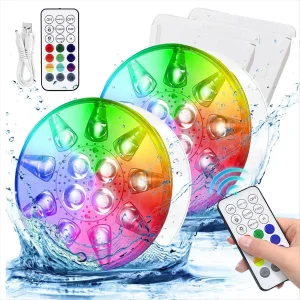 IP68 Waterproof LED Pool Lights Floating Solar