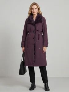 Mink Fur Lined Coat