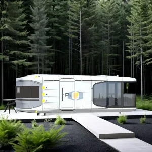 Innovative Commercial Aluminum Capsule Hotel Structure for Unique Stays