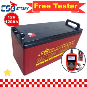 Csbattery 12V120ah Bateria High Temperature Gel Solar Battery for UPS-Inverter/Solar-Power-System/Home/Ava