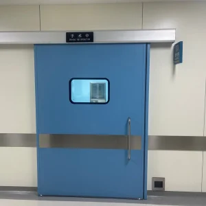 Wave Sensor &amp; Foot Switch Touchless Automatic Door for Hospital