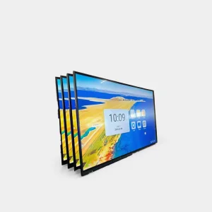 Sleek White Tempered Glass Board for Contemporary Workspaces