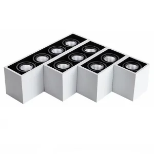 Aluminium Tiltable and Adjustable GU10 MR16 LED Downlight Ceiling Lamp Surface Mounted Down Light