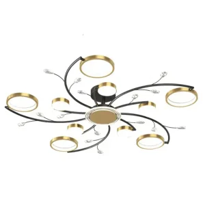 Decorative Ceiling Light Modern Vintage Round LED Ceiling Lamp