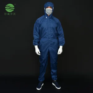 Free Size ESD Anti-Static Workwear Protective 0.5 Stripe Clothing Cleanroom Smock Factory