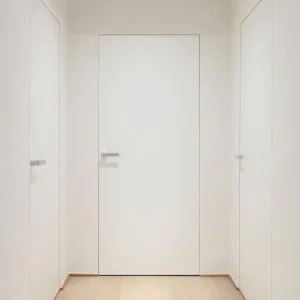 Customized Interior Hidden MDF Pocket Doors Design Sliding Cavity Barn Doors with Hidden Door Hardware