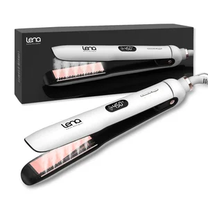 Lena 450F 2 in 1 Vapor Steam Flat Iron Curler