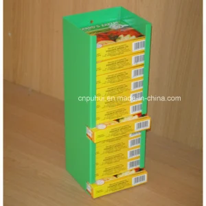 Counter Metal Snack Food Box Dispenser Gravity Feed Rack (PHY122)