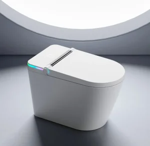 2023 Decorated Light New Arrival Floor Standing Auto Washing Automatic Water Spray Smart Toilet Ceramic Smart Intelligent