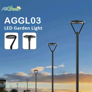 Allgreen Aggl03 LED Garden Lighting OEM/ODM Factory Price Modern IP66 20-120W Outdoor Street Lighting Pathway Lamps Post Top Park Urban Light Manufaturer