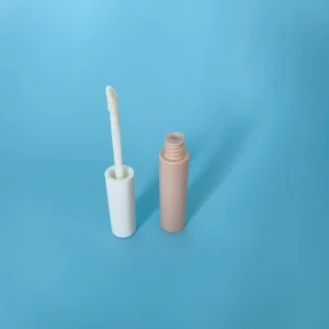 Fashion Pink Color Lip Gloss Tube Packaging with Foot Applicator for Cosmetic Packaging