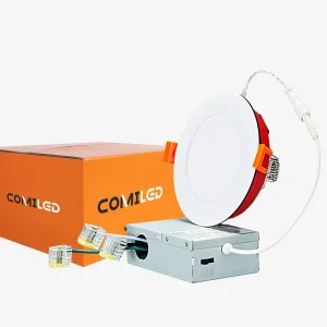 USA Canada Stock 4" 6" Fire Rated LED Recessed Light New Construction Canless