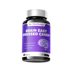 OEM/ODM Brain Easy Pressed Candy Supports Concentration and Aids Sleep Custom Logo Supplements
