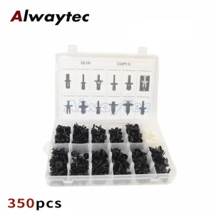 Auto Fastener Clip Kit 240/350/415pc Mixed Screw Push Retainer Pin Rivet For Car Fender Hole Bumper Door Trim Panel Window Visor