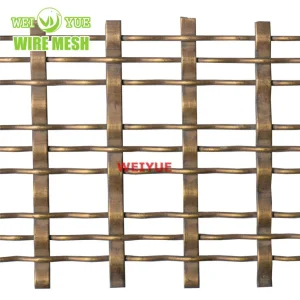 Metal Cable Fabric Mesh/Aluminum Decorative Wire Mesh for Space Divider