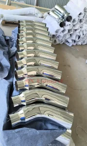 Exhaust Pipe 4-7 5-7 5-8 45 Degree or 60 Degree Chrome Elbow for Truck Parts