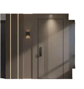 Cold Rolled Steel Fire Rated Armored Front Entry Door