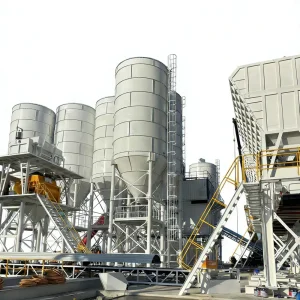 Hls Concrete Batching Plant Optimized Mixing Efficiency, Stable Operation, Suitable for Continuous Production