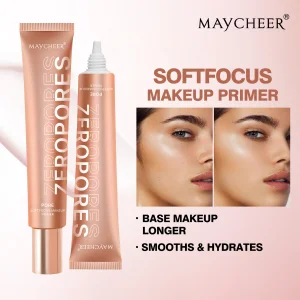 MAYCHEER Invisible Pore Soft Focus Waterproof Matte Oil-Based Primer Concealer Moisturizing Base Makeup for Combination Skin