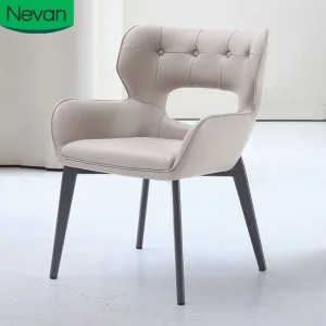 Home Furniture New Design Comfortable Chairs with Backrest Wholesale Price Custom Black Dinning Table Chairs for Dinning Room