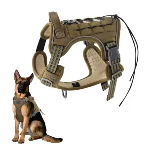 Reflective No Pulling Pet Vest Leash Outdoor Tactical Dog Training Harness (CFPTS25009)
