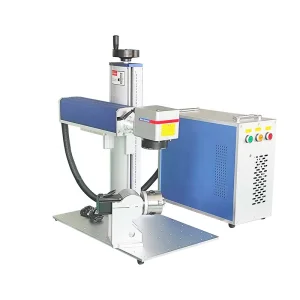30W Fiber Laser Marking Machine with F-Theta-Lens150x150mm