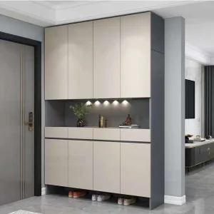 Stylish Compact Shoe Storage Cabinet for Entryway Organization