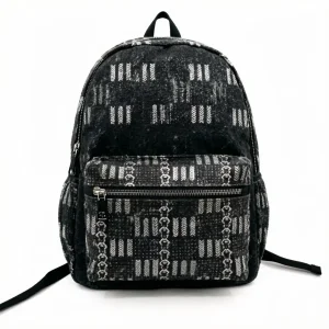 Mochila de lujo casual de tela de barro