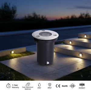 IP67 LED Inground Light 1W Recessed Outdoor Landscape Spotlight
