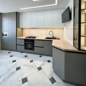 Kitchen Cabinet Lift System for Overhead Storage Access