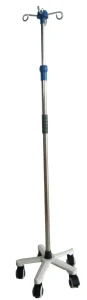 Stainless Steel Infusion IV Pole Drip Stand Hospital Furniture Medical Device