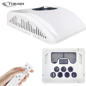12V 24V Car Air Conditioner Aire Acondicionad RV Air Conditioner, Rooftop Air Conditioner Truck Air Conditioning,Rvs and Travel Trailers Parking Air Conditioner