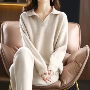 Italian Luxury Cashmere Wool Loungewear Set