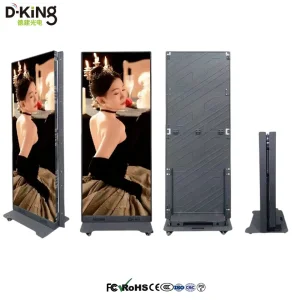 Factory Price LED Panels 640*1920mm Cabinet P1.86 Indoor LED Poster Display Screen