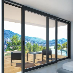 Multi Point Security Locking System with Anti Lift &amp; Burglar Protection European Design UPVC Sliding Window for Hotel Use