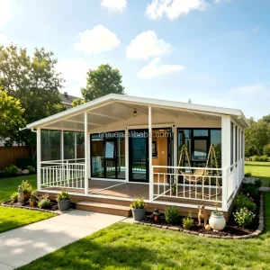 Mobile Living Villa 20ft 40ft Luxury Folding Hotel Guesthouse 2 3 Bedrooms Prefab Expandable Container House