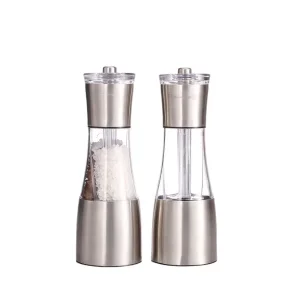OEM Manual Stainless Steel Salt and Pepper Grinder Set 2 in 1 Manufacturers, Suppliers