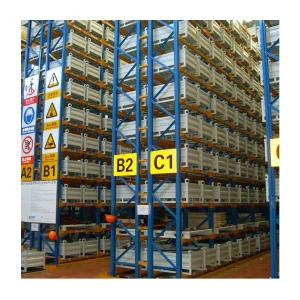 Space-Saving Metal Racking System Steel Shelf Large Capacity Material Shelves Vna Pallet Rack for Warehouse Storage