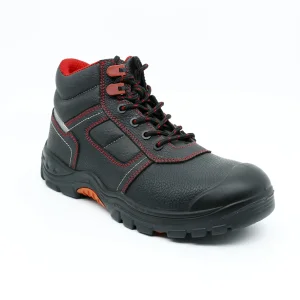 Rubber Sole Slip Heat Resistant Steel Toe Protective Safety Boot Footwear