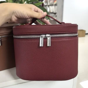 Wholesale PU Pebble Leather Makeup Organizer