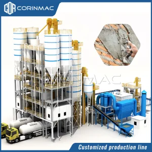 Advanced Eco-Friendly Batching Plant for Sustainable Mortar Production