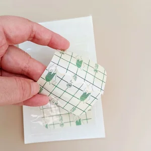 Medical Wound Dressing Transparent Waterproof PU Film Dressing with Absorbent Pad