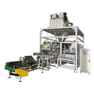 Linha de Produção de Embalagem com Pesagem Automática e Costura Automática/ Paletização para Ração, Milho, Trigo, Café, Feijão, Ração para Cães, Frutos do Mar