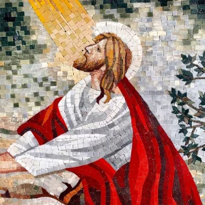 Human Figures Marble Mosaic