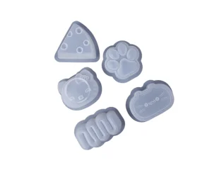Plastic Injection Moulding Parts Silicone Molds Handmade DIY Toast Cheese Cat Claws Drip Glue Molds
