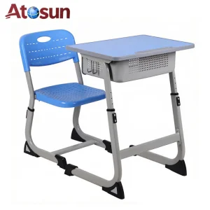 Durable Eco-friendly Metal Frame C-Type Student Desk