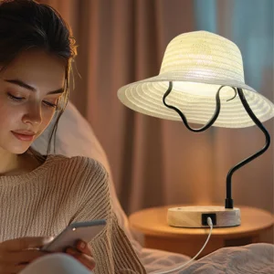 Stylish Designer Table Lamp with Unique Artistic Touch for Living Rooms